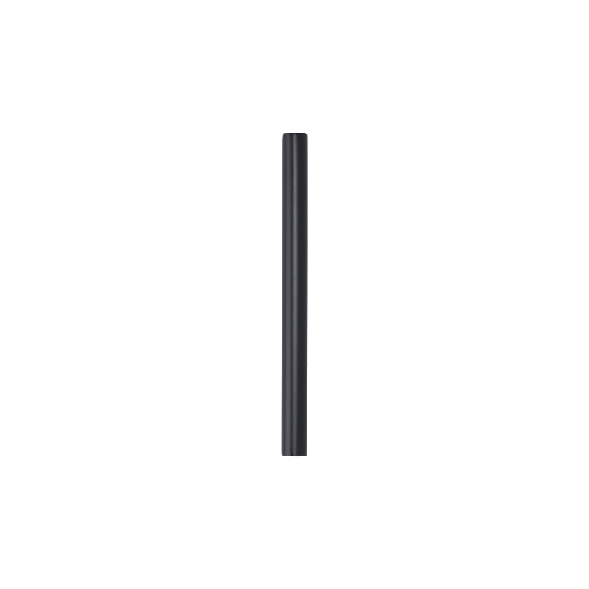 Owala Replacement Kids Flip Straw in Very, Very Dark; single short solid black straw